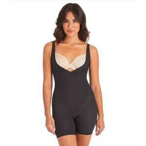 Maidenform Black Wear Your Own Bra Firm Control Shapewear M